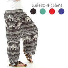 画像をギャラリービューアに読み込む, アジアンパンツ タイパンツ サルエルパンツ メンズ レディース ユニセックス 幅広ゴム エスニック SS-P1558 G