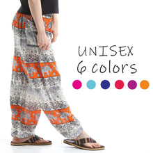 画像をギャラリービューアに読み込む, アジアンパンツ タイパンツ サルエルパンツ メンズ レディース ユニセックス 幅広ゴム エスニック SS-SR1724 G