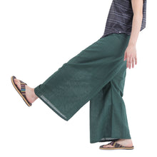 画像をギャラリービューアに読み込む, タイパンツ エスニックパンツ コットン ヒモ仕様 ストライプ 袴パンツ ユニセックス メンズ レディース フィッシャーマンパンツ M