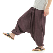画像をギャラリービューアに読み込む, サルエルパンツ アラジンパンツ ストライプ タイパンツ メンズ レディース ユニセックス ストライプカラー エスニック アラジン G