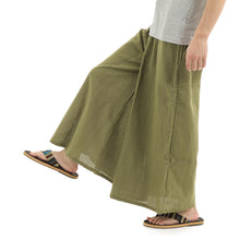 画像をギャラリービューアに読み込む, タイパンツ ゴム仕様 ストライプ ワイドパンツ ユニセックス メンズ レディース エスニック アジアン M