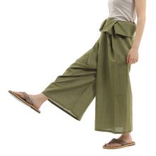 画像をギャラリービューアに読み込む, タイパンツ エスニックパンツ コットン ヒモ仕様 ストライプ 袴パンツ ユニセックス メンズ レディース フィッシャーマンパンツ M