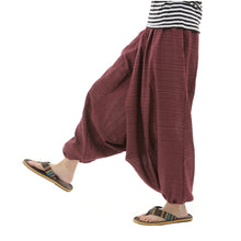 画像をギャラリービューアに読み込む, サルエルパンツ アラジンパンツ ストライプ タイパンツ メンズ レディース ユニセックス ストライプカラー エスニック アラジン M