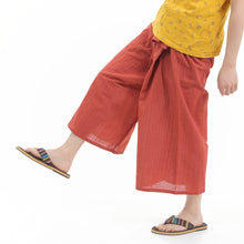 画像をギャラリービューアに読み込む, タイパンツ エスニックパンツ コットン ヒモ仕様 ストライプ 袴パンツ ユニセックス メンズ レディース フィッシャーマンパンツ M
